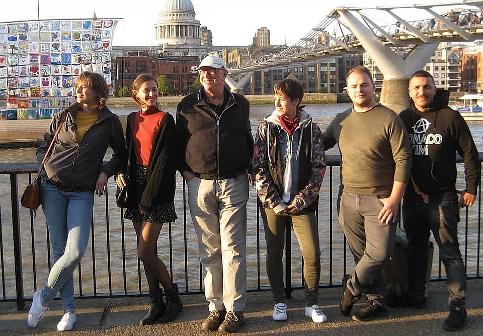 Foto: Studienfahrt nach London:  Millennium Bridge